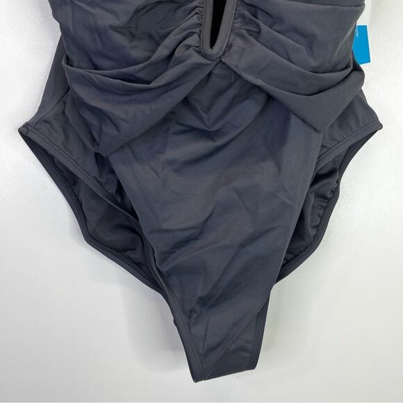 Bleu by Rod Beattie Ruched One Piece swimsuit black - 18W - Picture 5 of 10